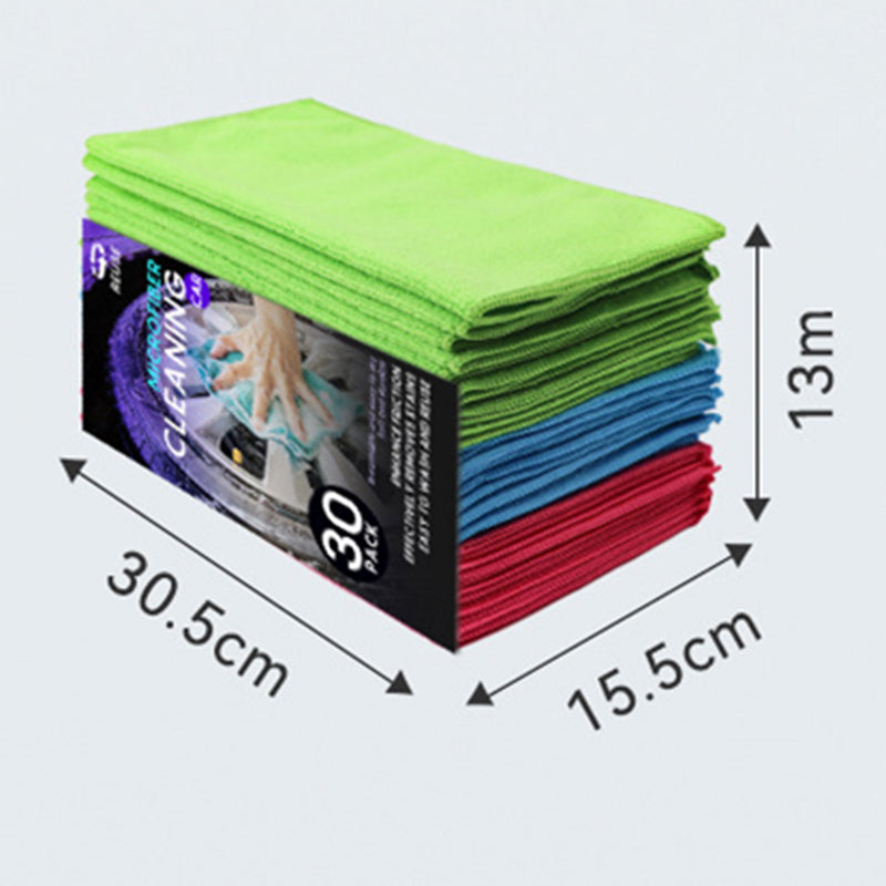 LWMB-004A 30Pcs 30x30cm Super Water Absorption Microfiber Car Washing Towel Kitchen Home Cleaning Cloth LWMB-004A 30Pcs 30x30cm Super Water Absorption Microfiber Car Washing Towel Kitchen Home Cleaning Cloth